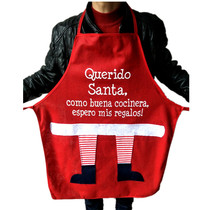  Christmas Apron Adult Unisex Apron Restaurant Hotel Waiter Costume Christmas Decorations