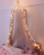Giường rèm giường trẻ em công chúa phòng Hàn Quốc trần giường rèm rèm trang trí rèm châu Âu giàn rèm ngăn giường