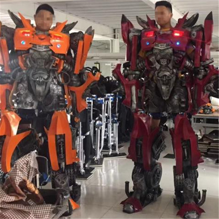 Transformers Bumblebee car robot wearing COS costume live-action armor armor puppet uniform props