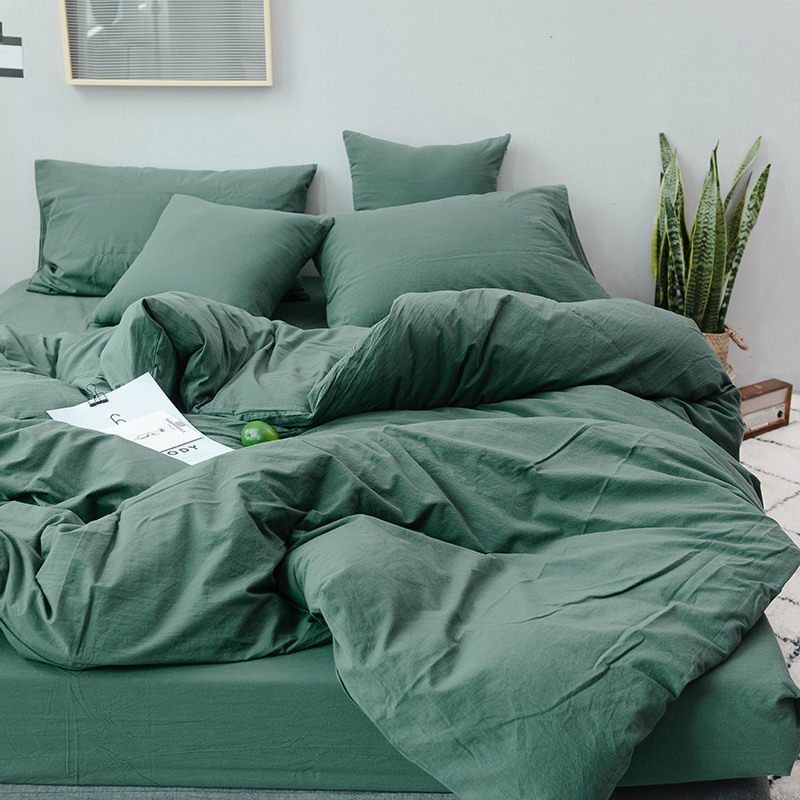 Book to make all-cotton washed cotton four sets Bed Hat Pure Cotton Bed Bag Set Tatami 1 1 1 35 X 1 5 X 2 m -Taobao