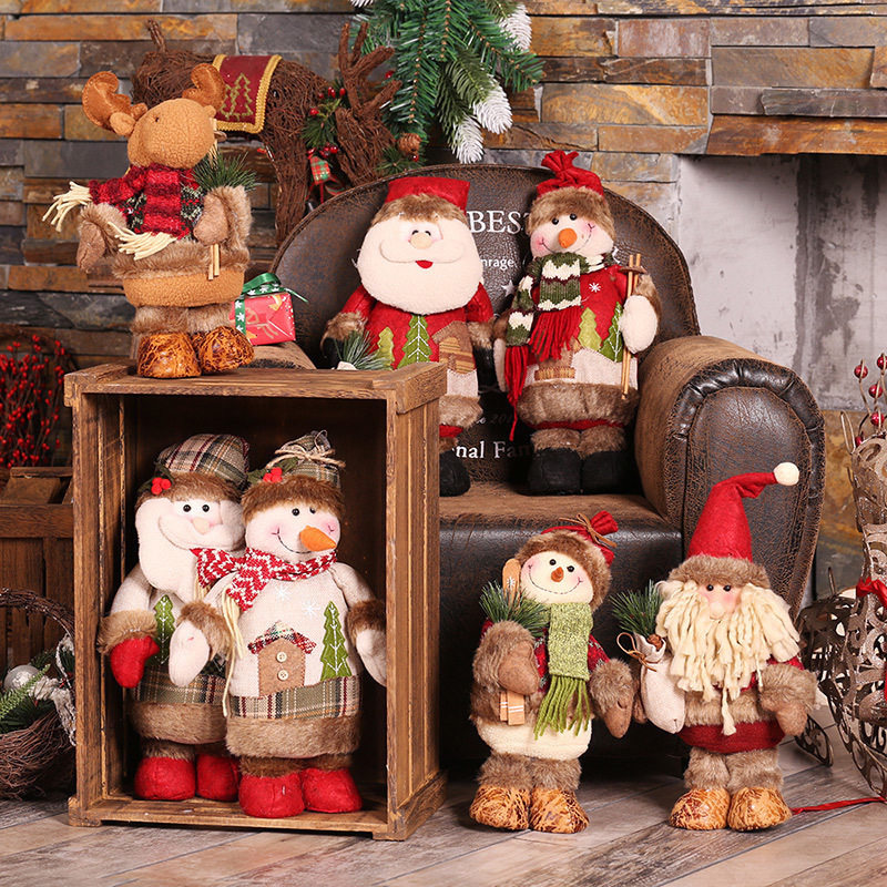 Christmas children presents Christmas Eve creative gifts Santa Claus snowman paparazzi Decorations small dolls-Taobao
