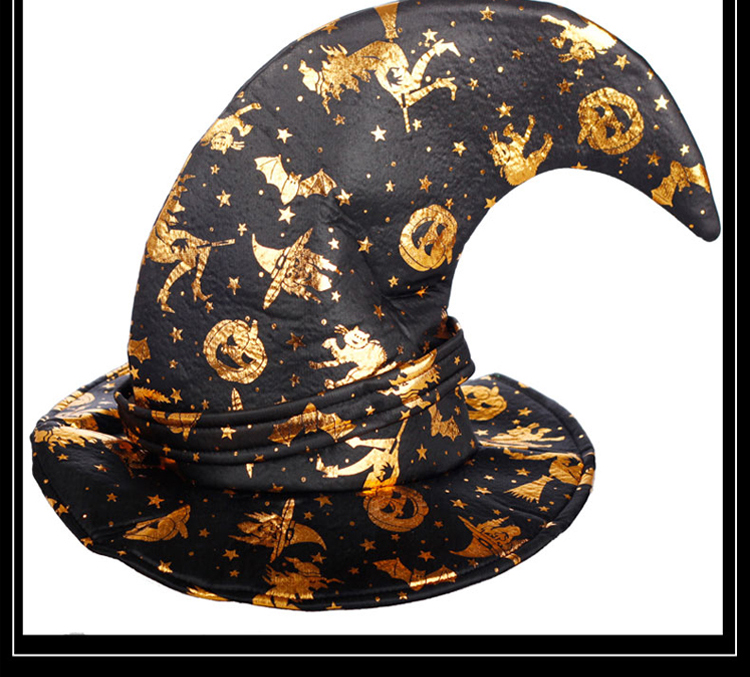 Trang phục đạo cụ hóa trang Halloween cung cấp mũ đạo cụ ma thuật bí ngô khuỷu tay phù thủy mũ phù thủy - Sản phẩm Đảng / Magic / Hiệu suất đồ dùng hóa trang	