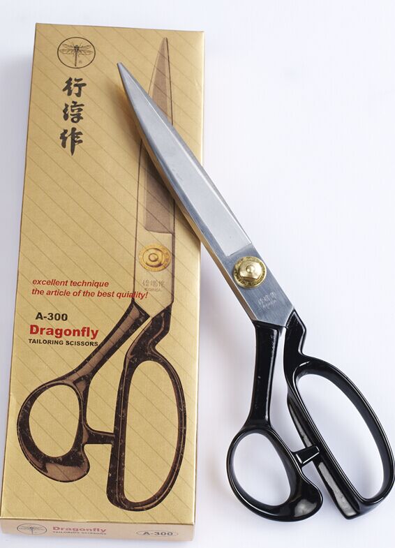 Original Korean Dragonfly tailor cutting apparel cutting tool Large scissors for ten loss