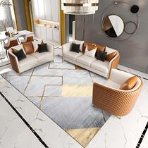  Italian carpet Living room Modern minimalist sofa coffee table carpet Nordic ins carpet Light luxury high-end bedroom bedside carpet