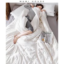  High-end air-conditioning quilt sleeping naked summer thin natural soybean fiber antibacterial and anti-mite childrens hotel pure cotton quilt cotton