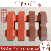 Lixing Sintered Lawn Brick Parking Lot Well Font Type Grass Brick Clay Planting Grass Brick