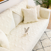  ALEX Nordic sofa cushion four seasons universal fabric pure cotton cushion backrest towel Simple modern sofa cover cover cloth
