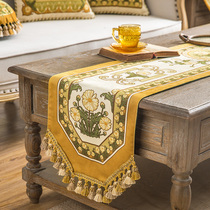  ALEX Bell table flag European high-end luxury bed flag American light luxury coffee table TV cabinet dining table cloth long strip