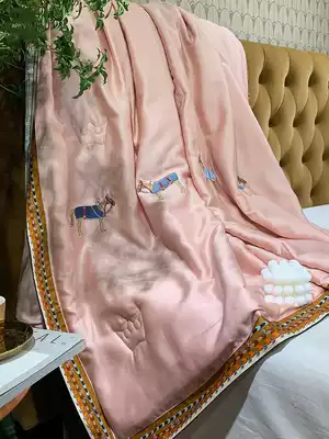 ALEX summer 60 tencel ice silk cool summer quilt thin quilt core air conditioning quilt double naked sleeping quilt machine washable