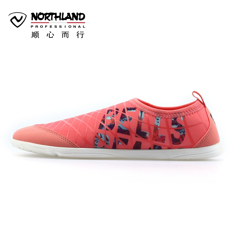 Northland Northland mùa xuân và mùa hè ngoài trời của phụ nữ giày da đế thấp lưới đàn hồi FT062273 - Khởi động ngoài trời