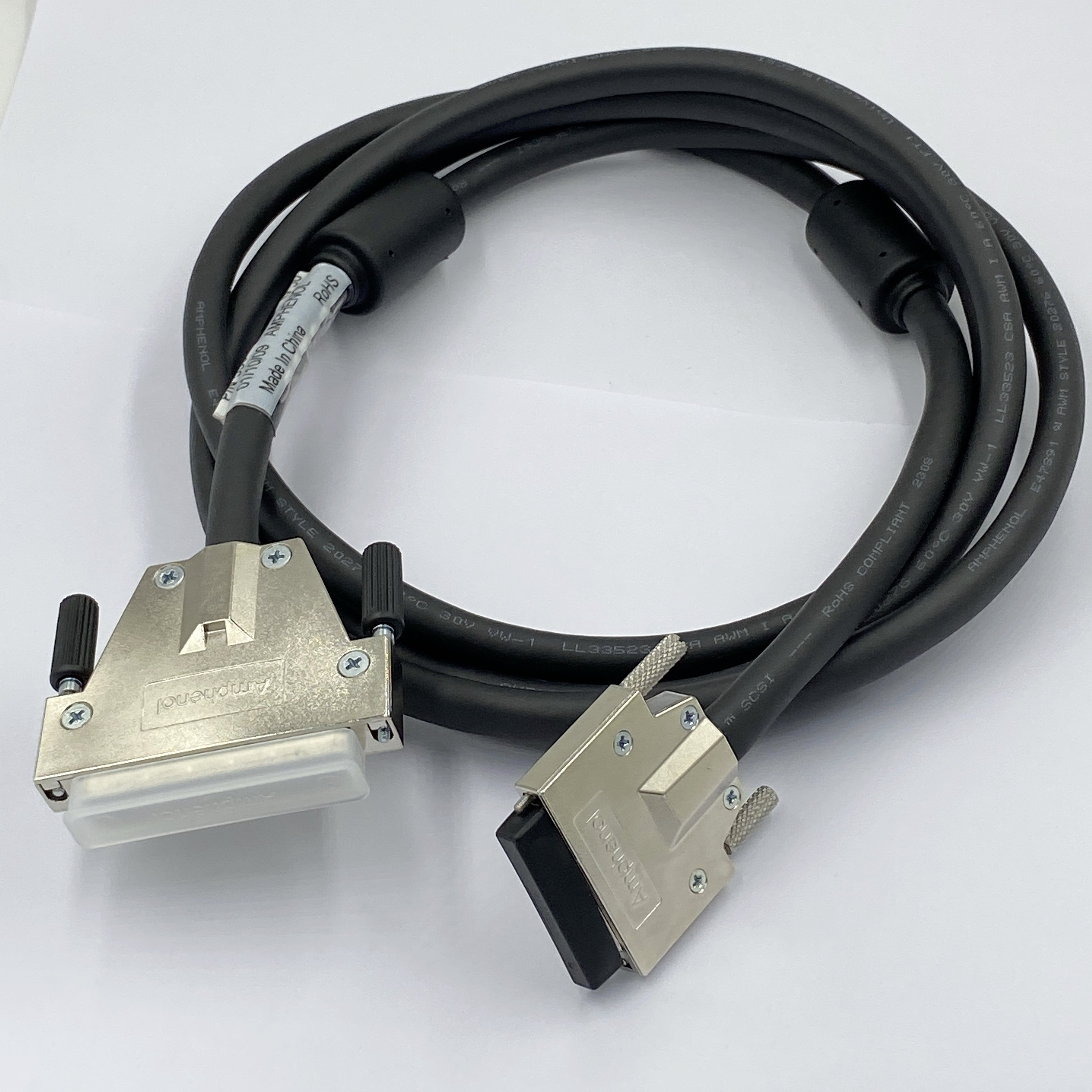 原装AMP SCSI线530-3625-01 HPDB68toVHDCI 大68公对小68公 2米
