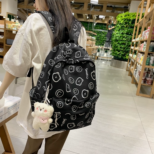 Ранец, летняя свежая сумка, школьный рюкзак подходит для мужчин и женщин, в корейском стиле