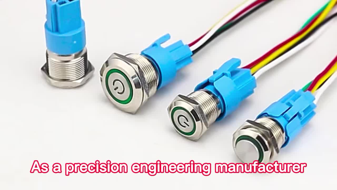 Push Button Switch 8mm 10mm 12mm 16mm 19mm 22mm 25mm 28mm 30mm Latching