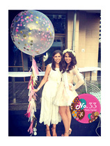 Custom Boo ball wedding proposal balloon Tianjin city balloon delivery sequin tassel balloon