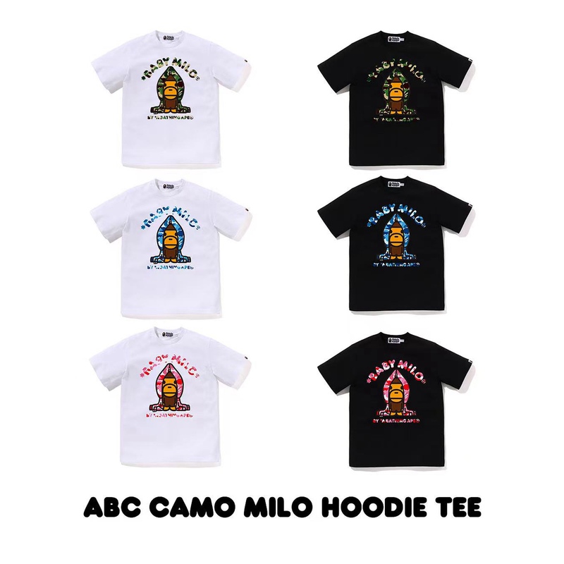 【15% off Domestic In-Stock】Japanese Trendy Brand Bape Children's Clothing Abc Camouflage Shark Milo Crew Neck Short-Sleeve T-Shirt 【15% off Domestic In-Stock】Japanese Trendy Brand Bape Children's Clothing Abc Camouflage Shark Milo Crew Neck Short-Sleeve T-Shirt