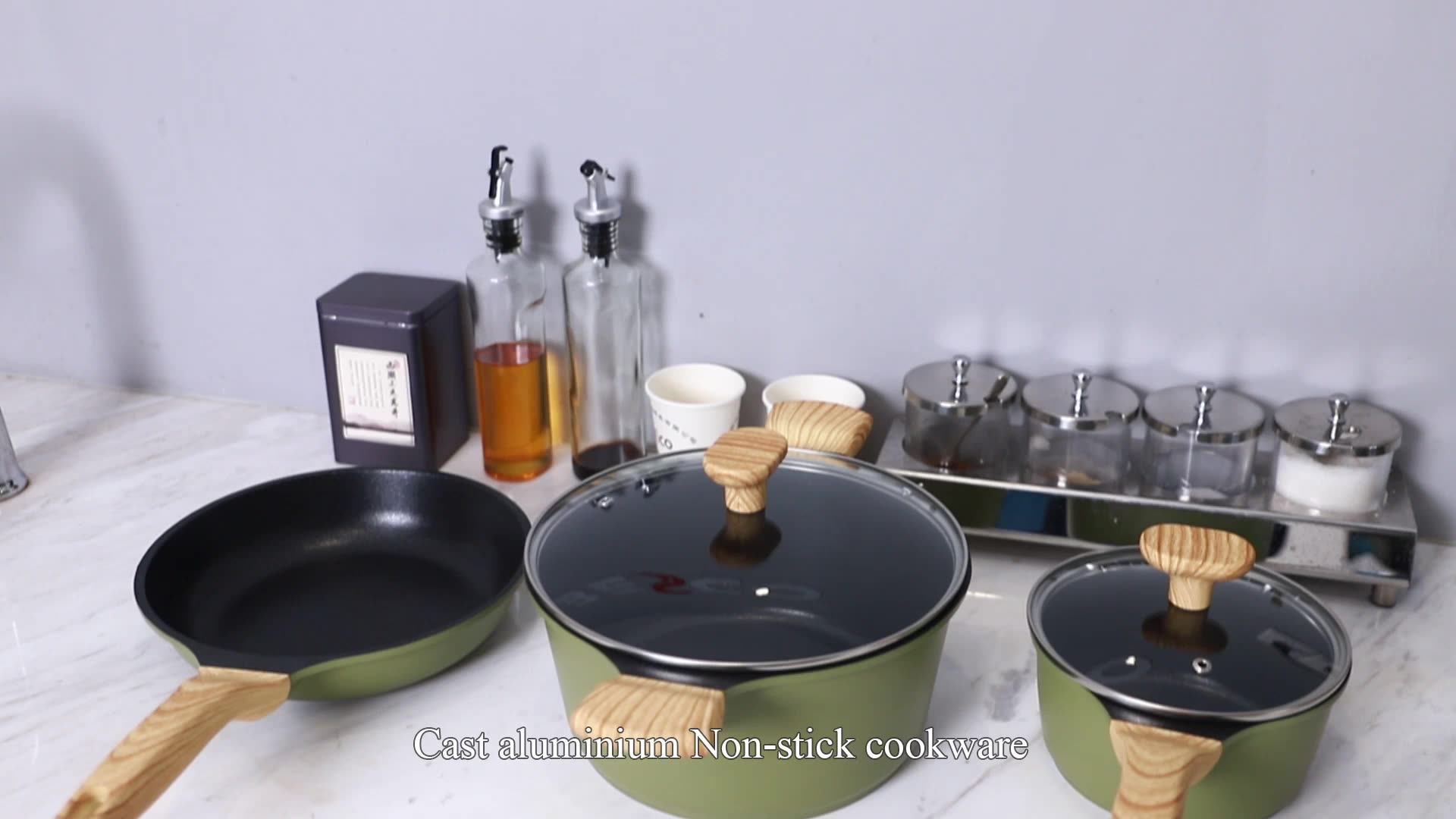 Besco Oem Escalation Non Stick Cookware Set Aluminum Cookware Set