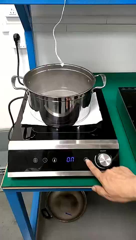 3500w 220v Stainless Steel Commercial Electric Induction Cooker