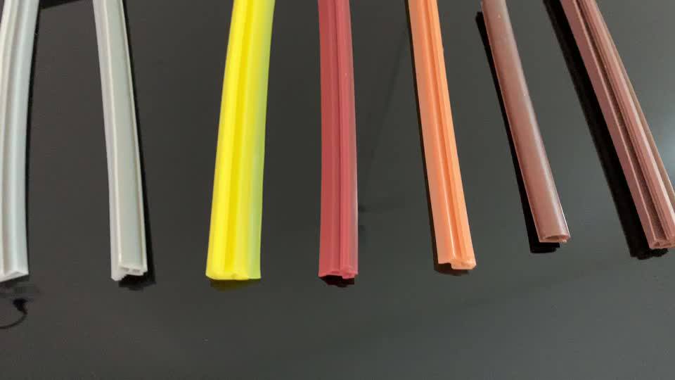 Colorful Sheet Metal Edge Protection Sponge Silicone Seal Strip For