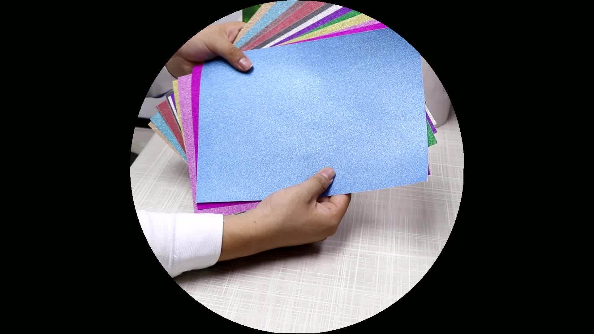 glitter paper sticker