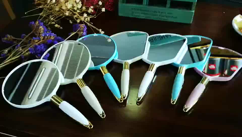 Foldable Hand Held Mirror Makeup Mirror Private Label Hand Held Mirrors