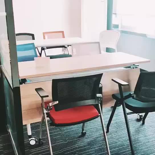 Hot Sale Training Room Movable Training Table And Chair Office Training