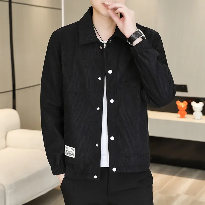 Demi-season trend warm fashionable jacket for leisure, Korean style