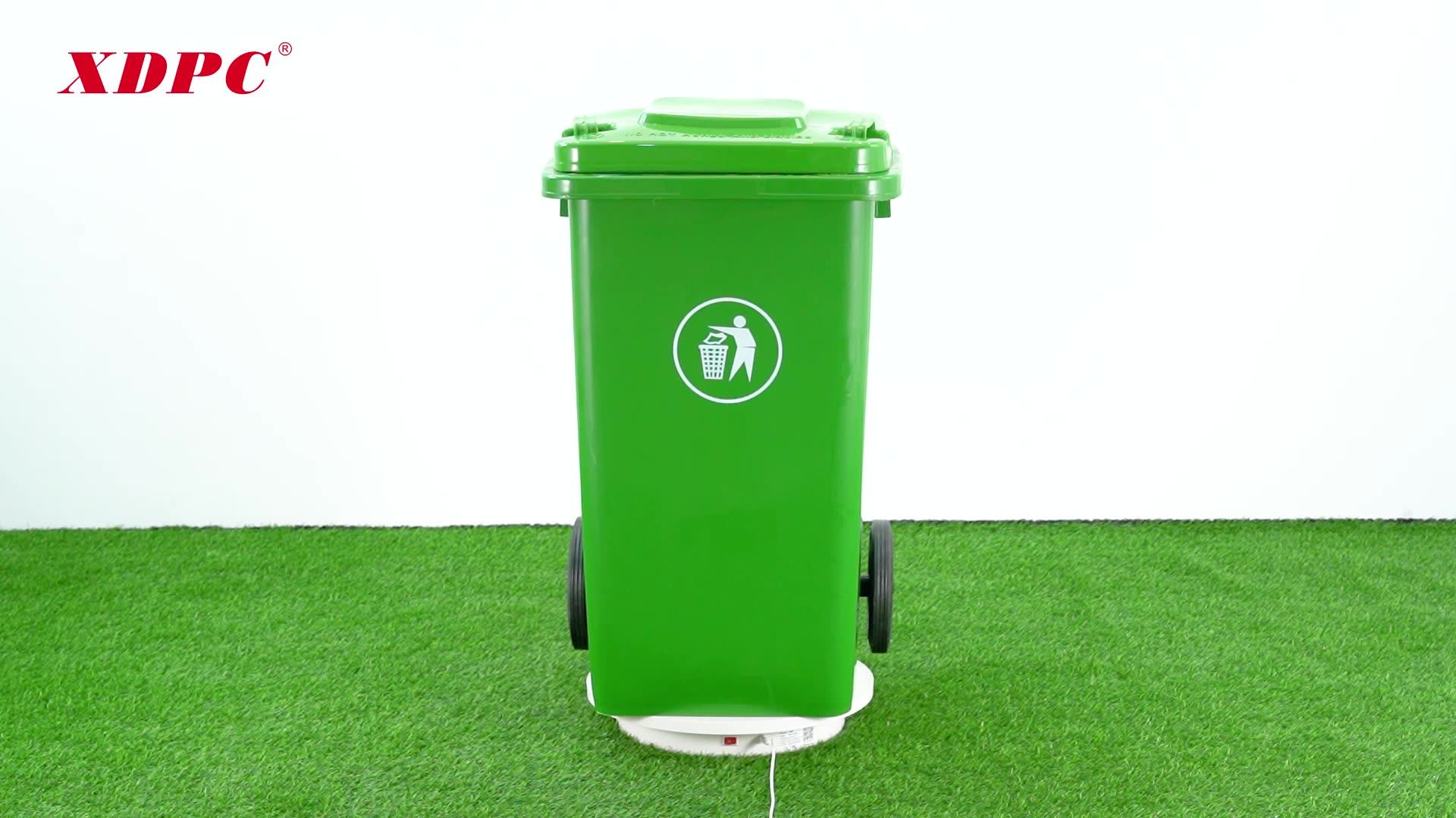 Best Price Park Outdoor Plastic Multicolor Garbage Waste Bin Dustbin Colored Trash Can With