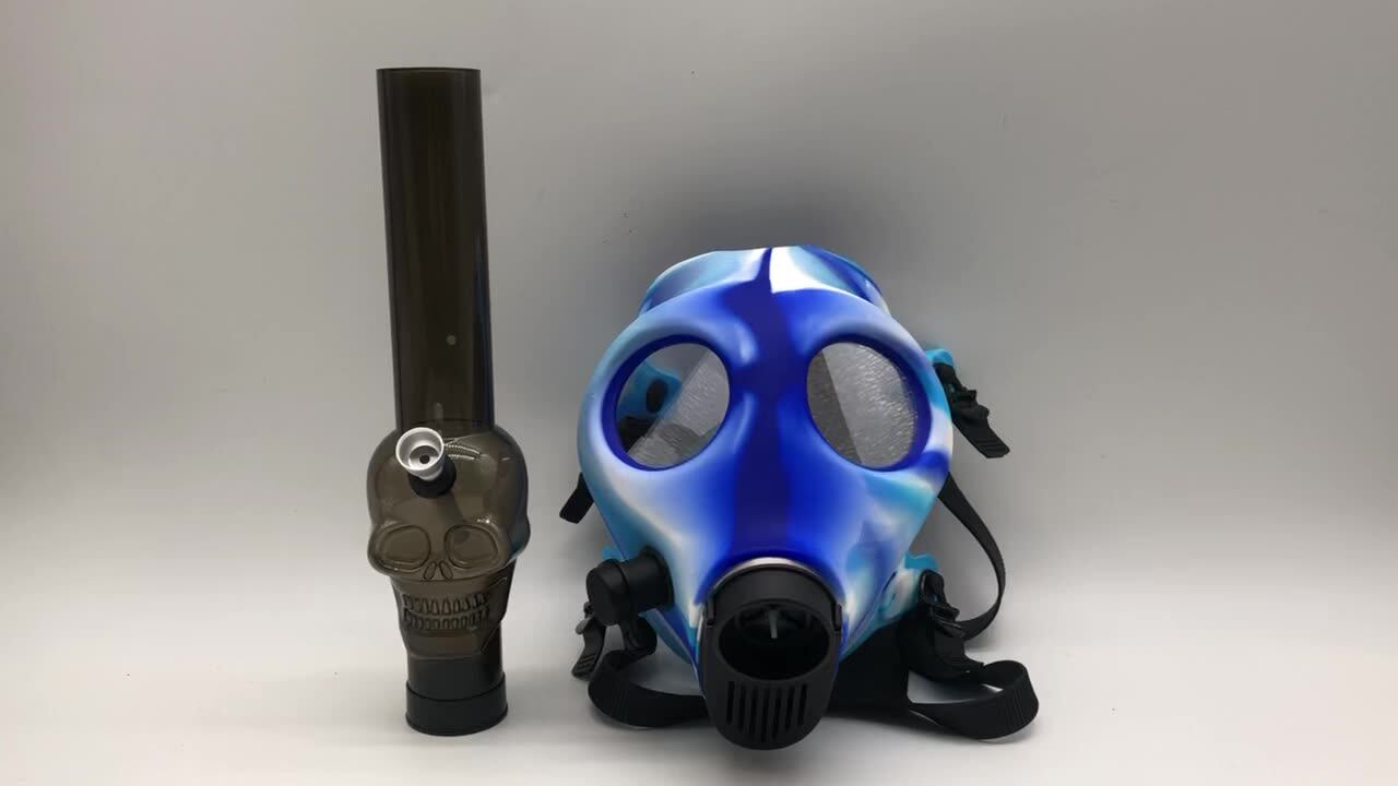 Popular Silicone Gas Mask Silicone Glue Cigarette Pot Colorful Silicone