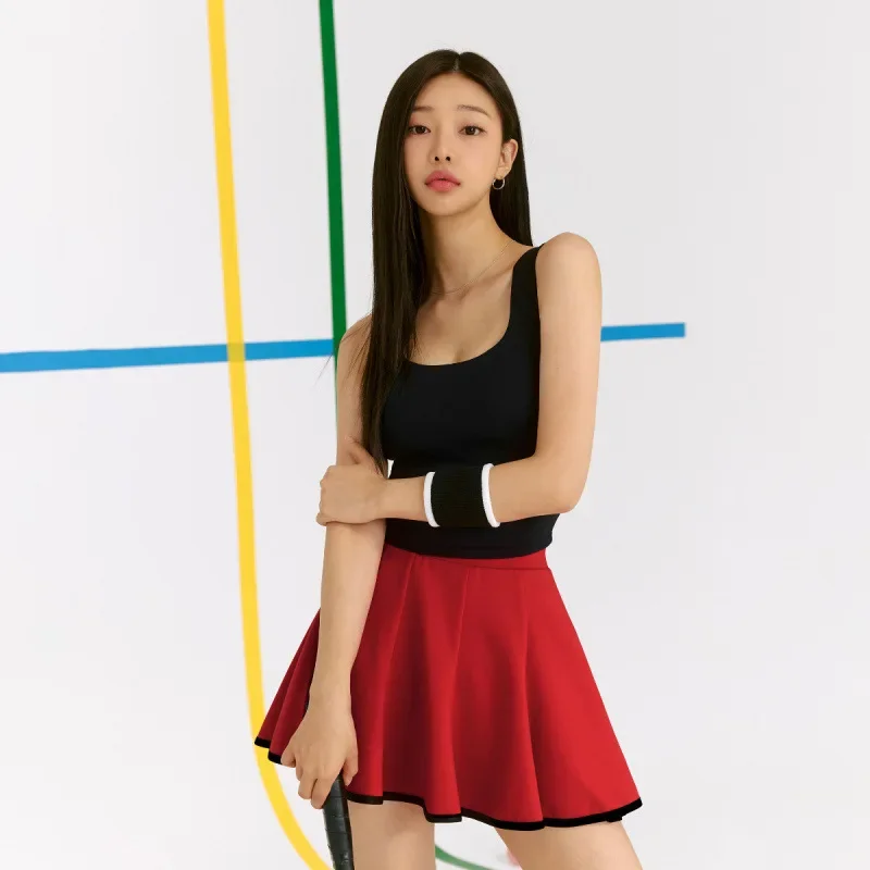 Spring and Summer New Women's Sports Two-piece Outdoor Sun Protection Running Yoga Fitness Fashionable Lightweight Tennis Clothes suit