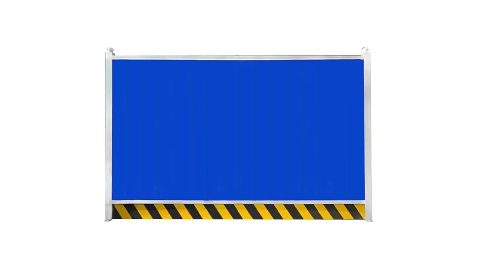 Factory Color Steel Boundary Wall Panel Solid Steel Fencing Panels 1.8