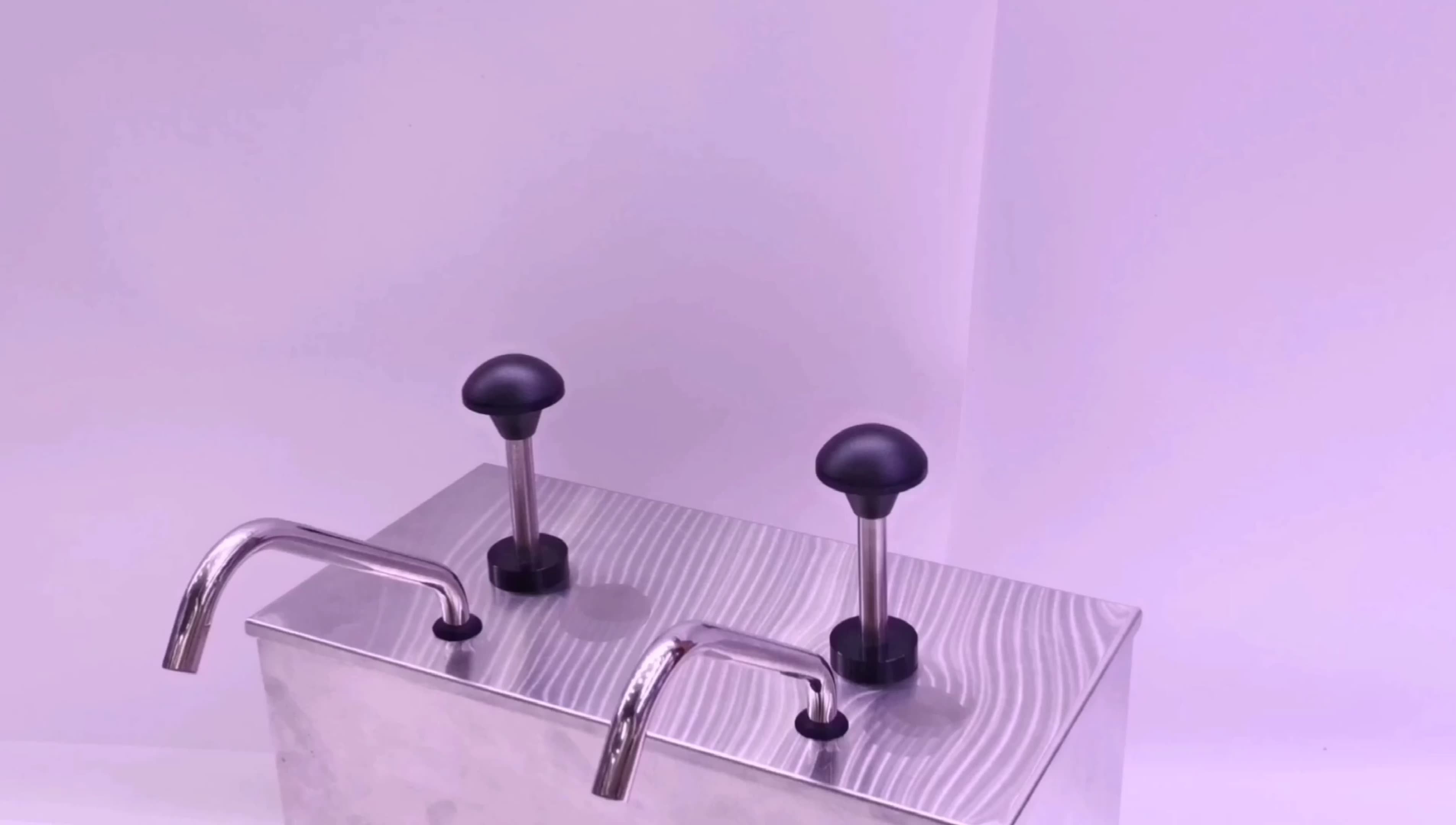 Restaurant Supply Wholesale Stainless Steel Two Heads Ketchup Sauce