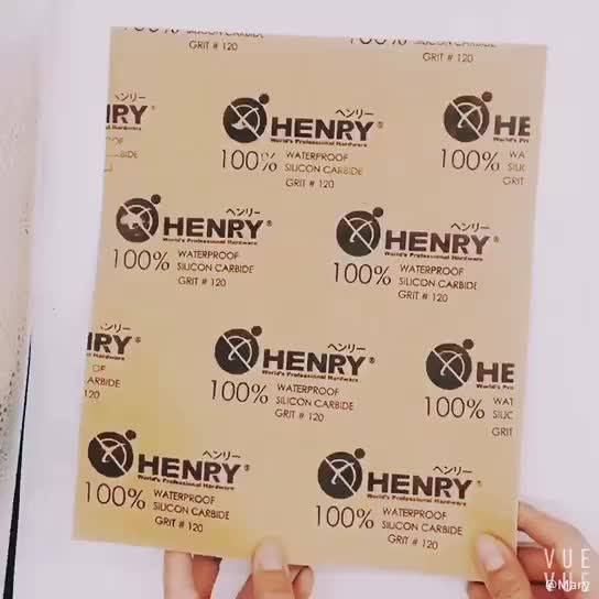 Thailand Toa Abrasive Paper Silicon Carbide Waterproof Sandpaper From