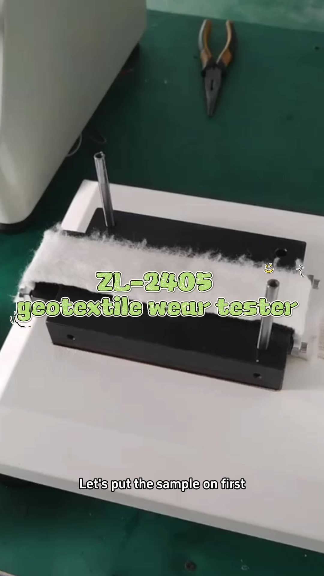 Iso 13427 Geotextile Abrasion Tester Sliding Block Geosynthetics Wear Resistance Tester Buy