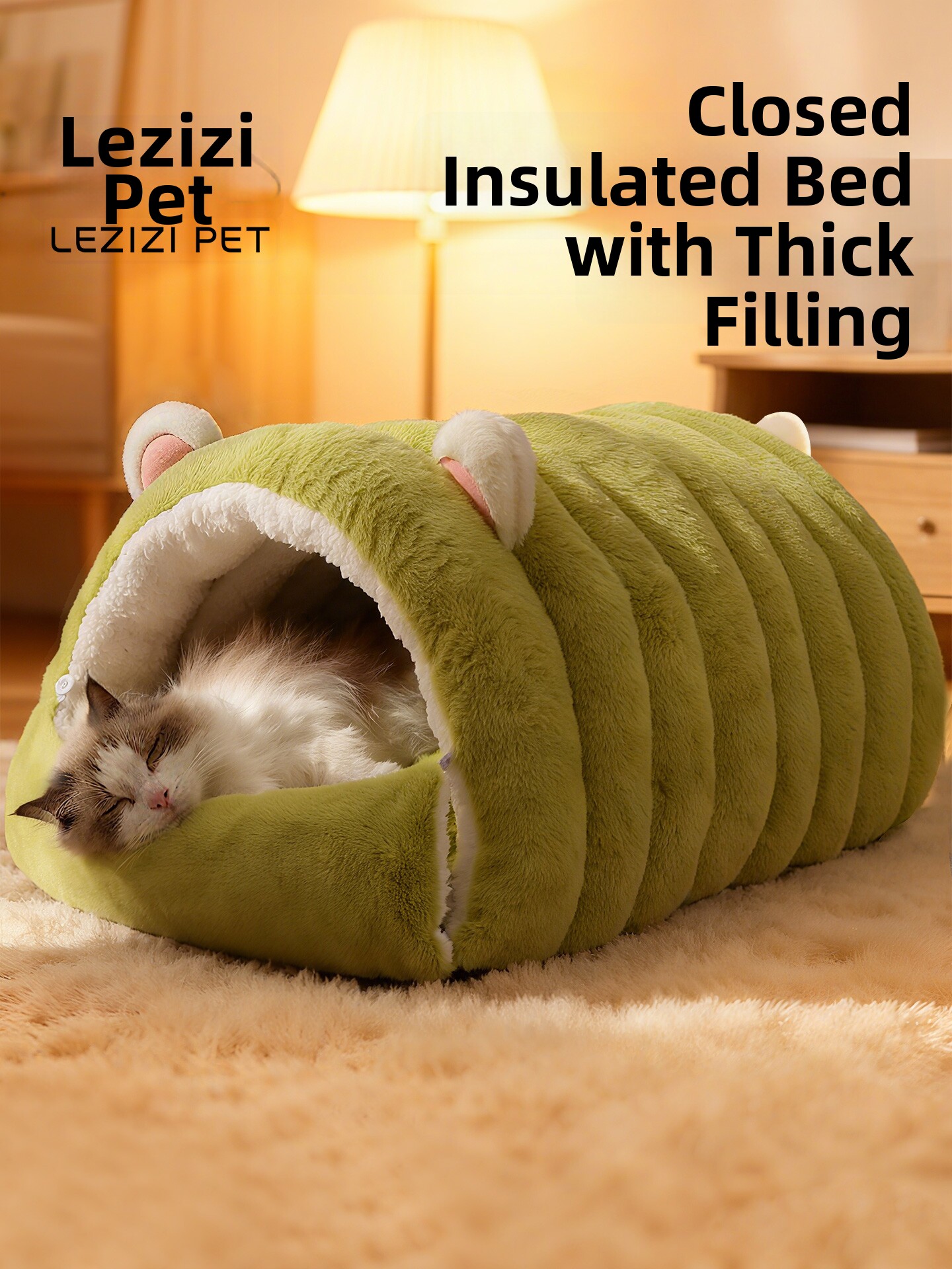 Cat House, Winter Warm Enclosed Cat Tent, Cat House with a Sense of Security, Suitable for All Seasons, Winter Dog House
