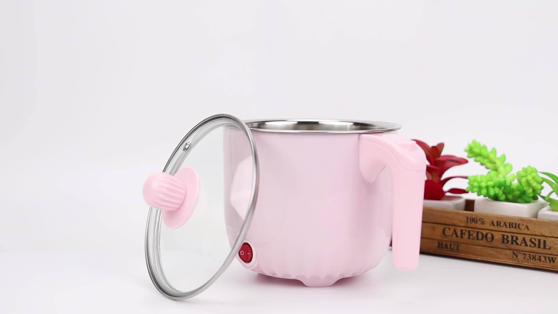 Novel Korean Multifunction Double Wall Electric Cook Noodle Kettle