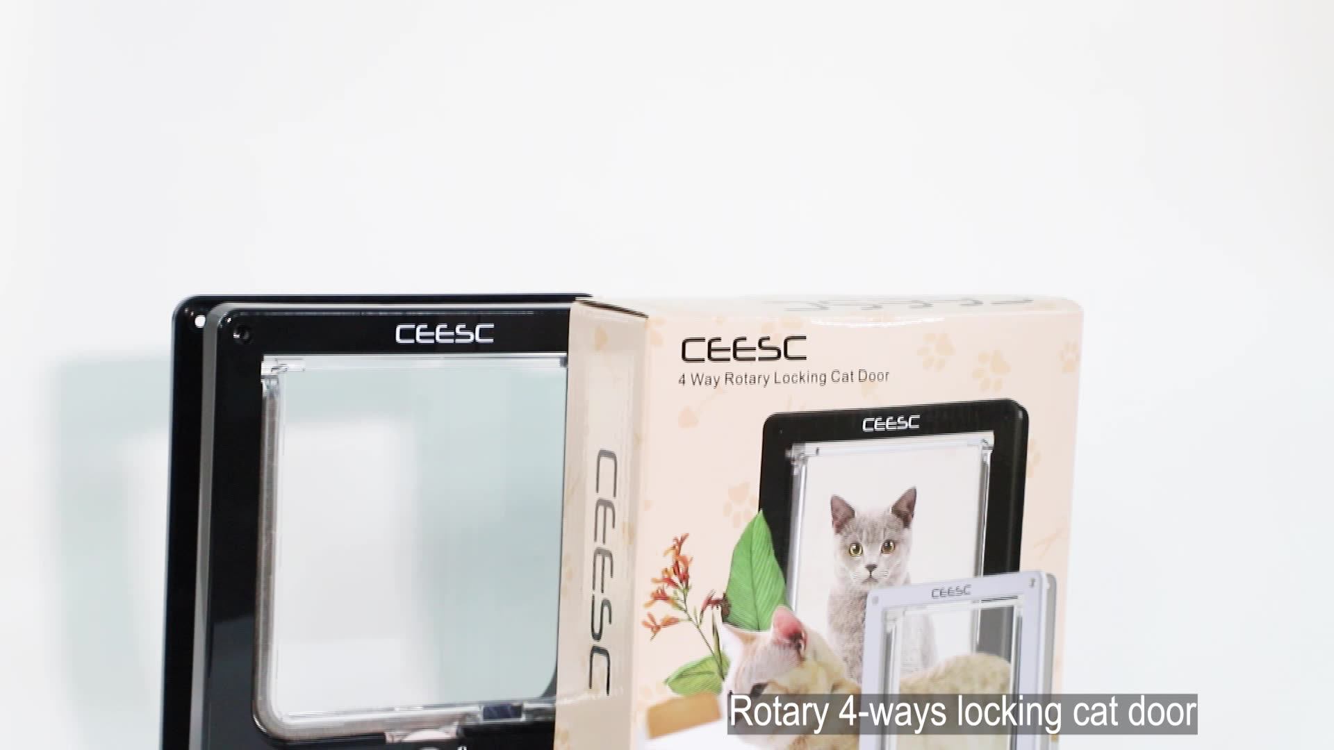 Best Selling Pet Cat Safety One Way Dog Door Pet Door Flap House Door