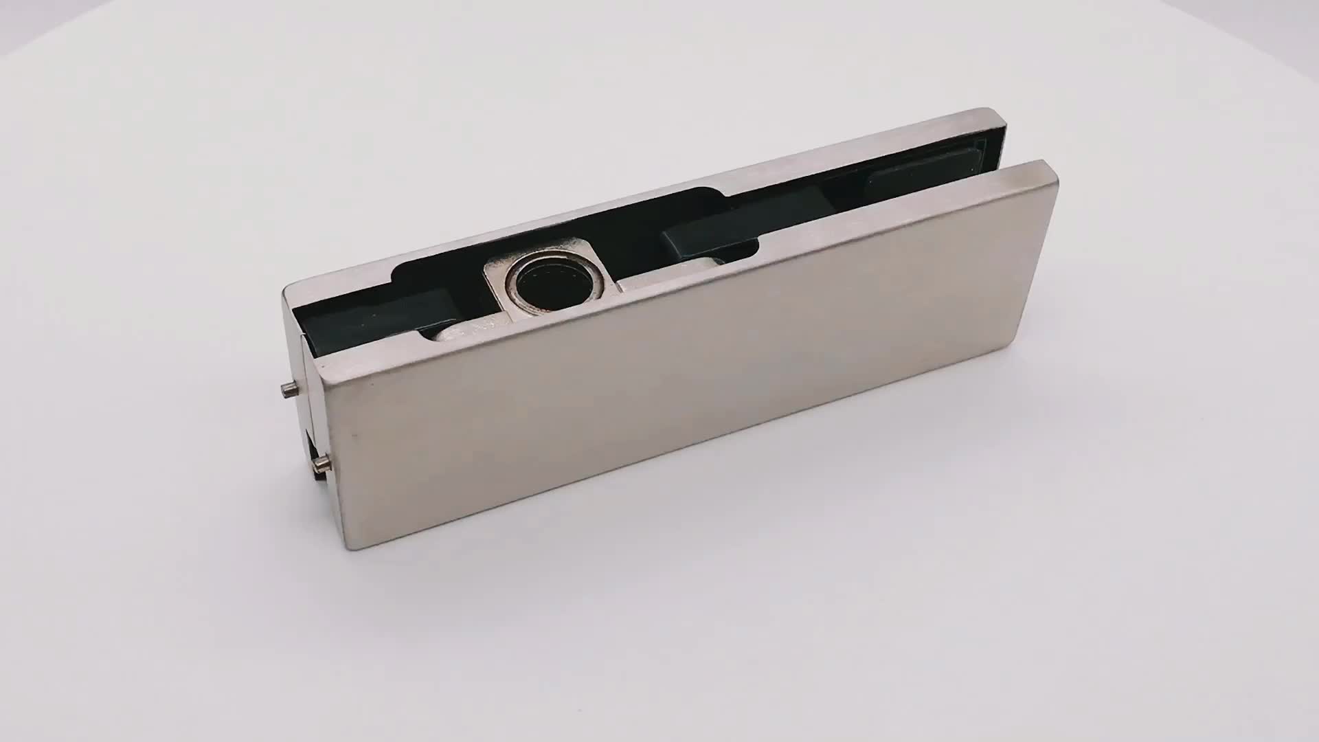 Upper Clamp Fitting For Fixed Sliding Doors Hardware Patch Fittings