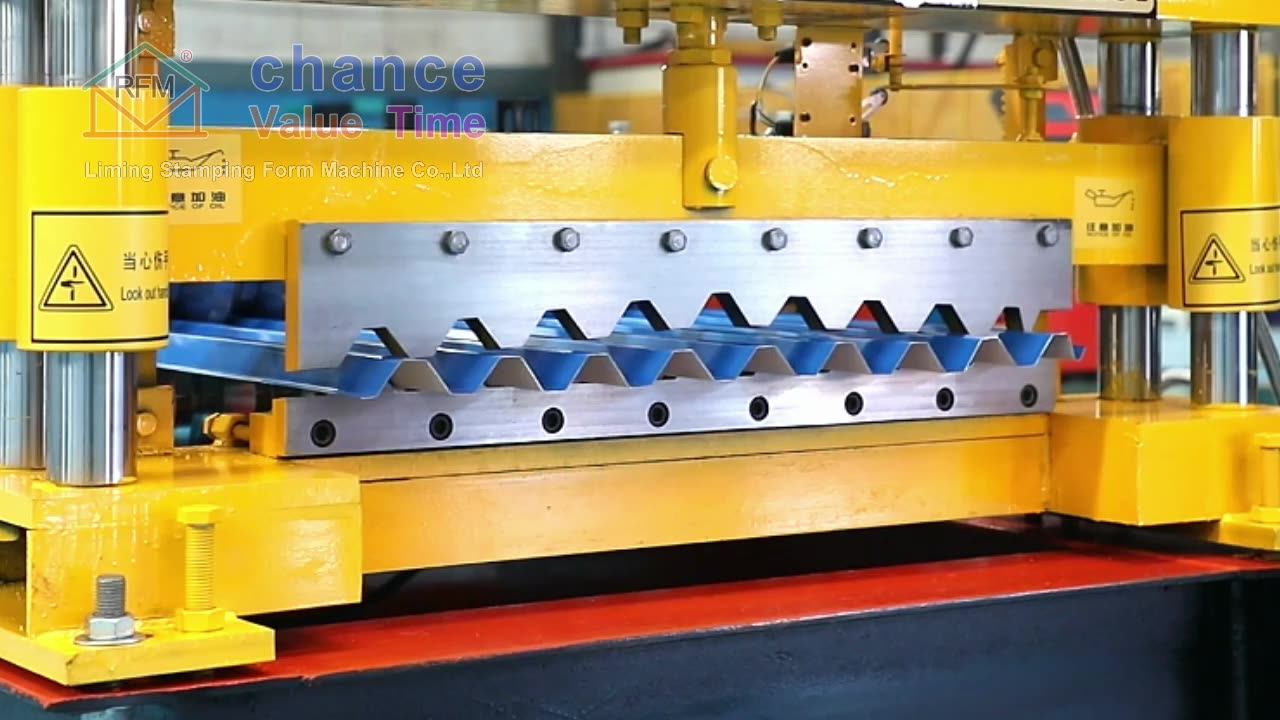 Lm Tile Making Machinery Ibr Trapezoidal Roof Glazed Tile Corrugated