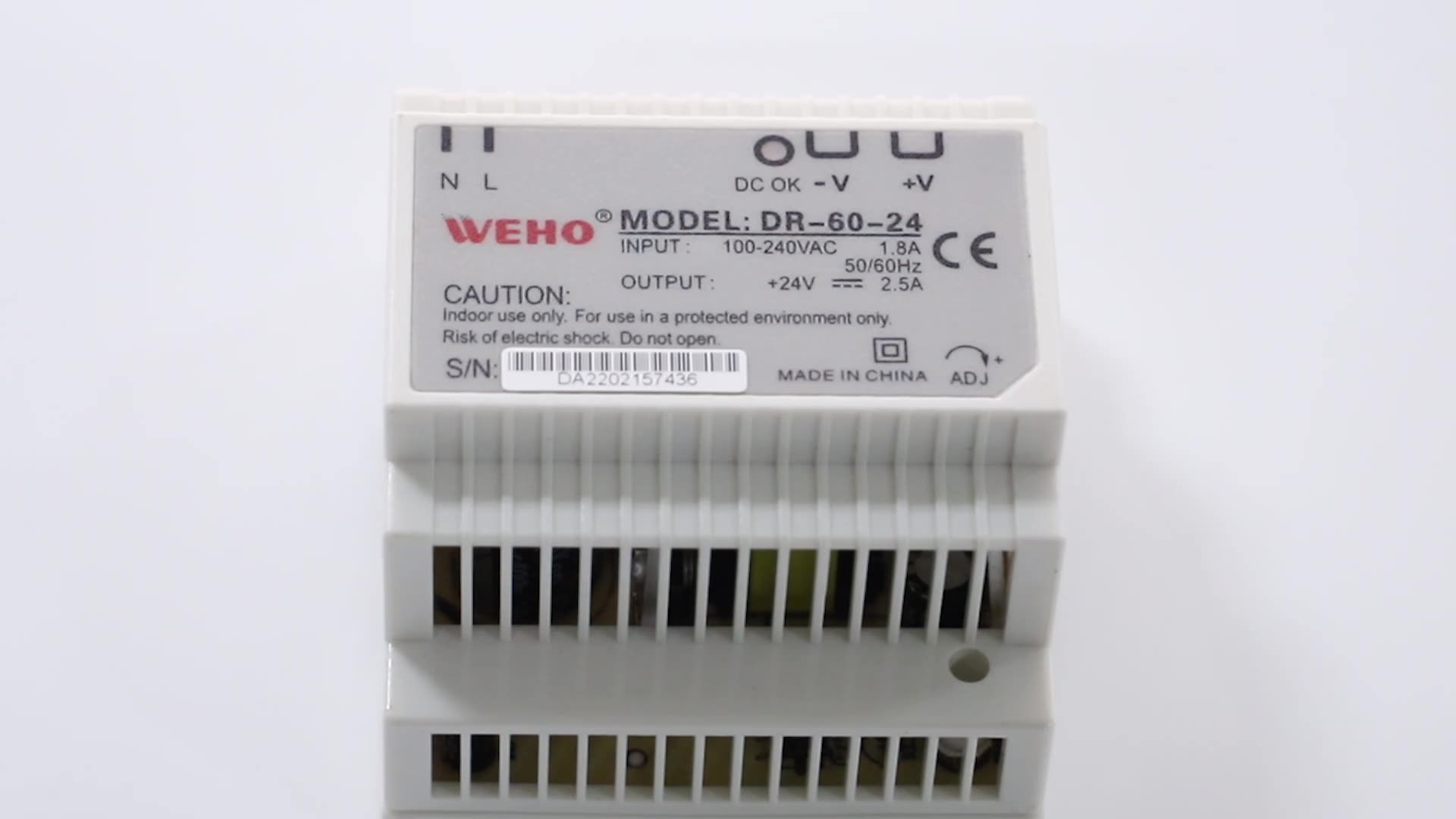 Блок питания dr 60 24 схема Dr-60-24 60w 24v 2.5a Single Output Din Rail Switch Mode Power Supply - Buy Sing