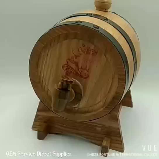 F D A Bag In Box Wood Wine Barrel Oem Laser Carving Logo Buy F D A