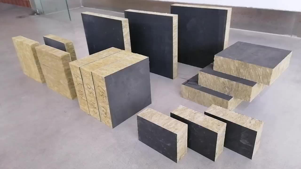 Rigid Mineral Wool Insulation Board Rockwool Thermal Insulation Construction Board Buy