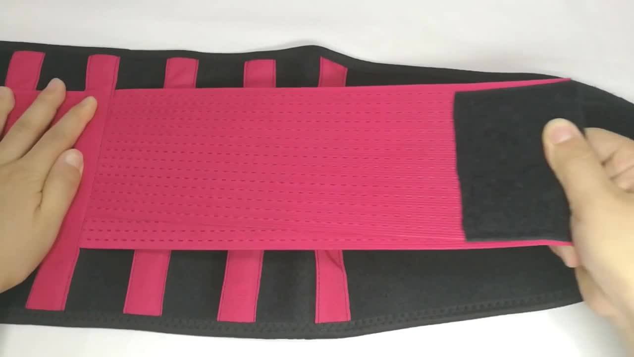 Weight Loss Slimming Neoprene Compression Back Wrap Sweat Waist Band