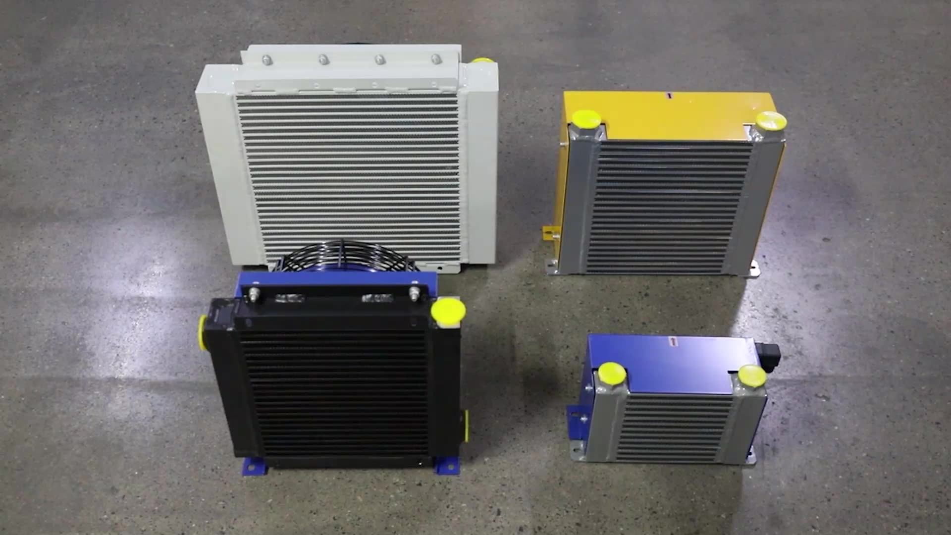 Air Cooled Aluminium Hydraulic Oil Cooler With Fan Motor Buy Air