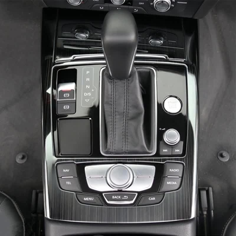 BETTERHUMZ Compatible With Audi A6 C7 A7 4G8 2012-2018 For Alcantara Dashboard Headlight Switch Knob Panel Trim Stickers Car Interior Tuning Accessories