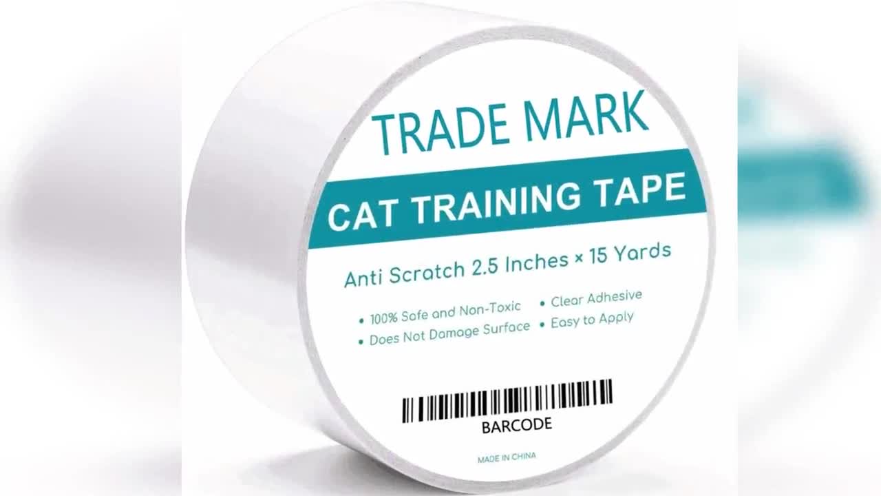 Carpet Glue Tape Antiscratch Cat Training Tape Double Sided Pet