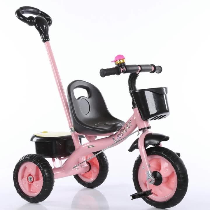 tricycle for toddlers with push bar