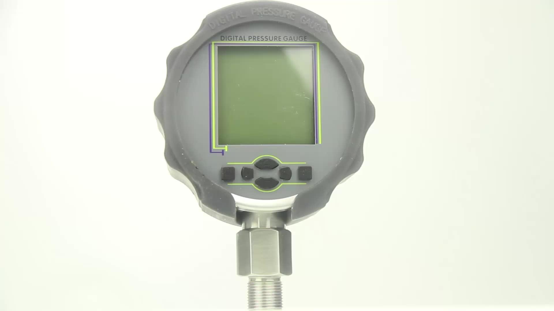 0600 Bar Water/oil/air Intelligent Digital Pressure Gauge For 0.1fs