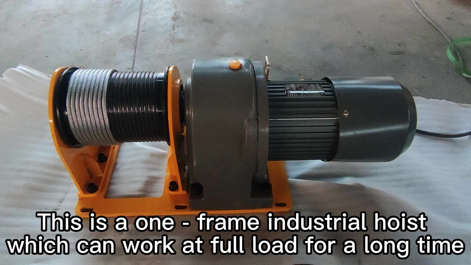 Wire Rope Winch Small Industrial Winch 1t2t Low Noise High Energy