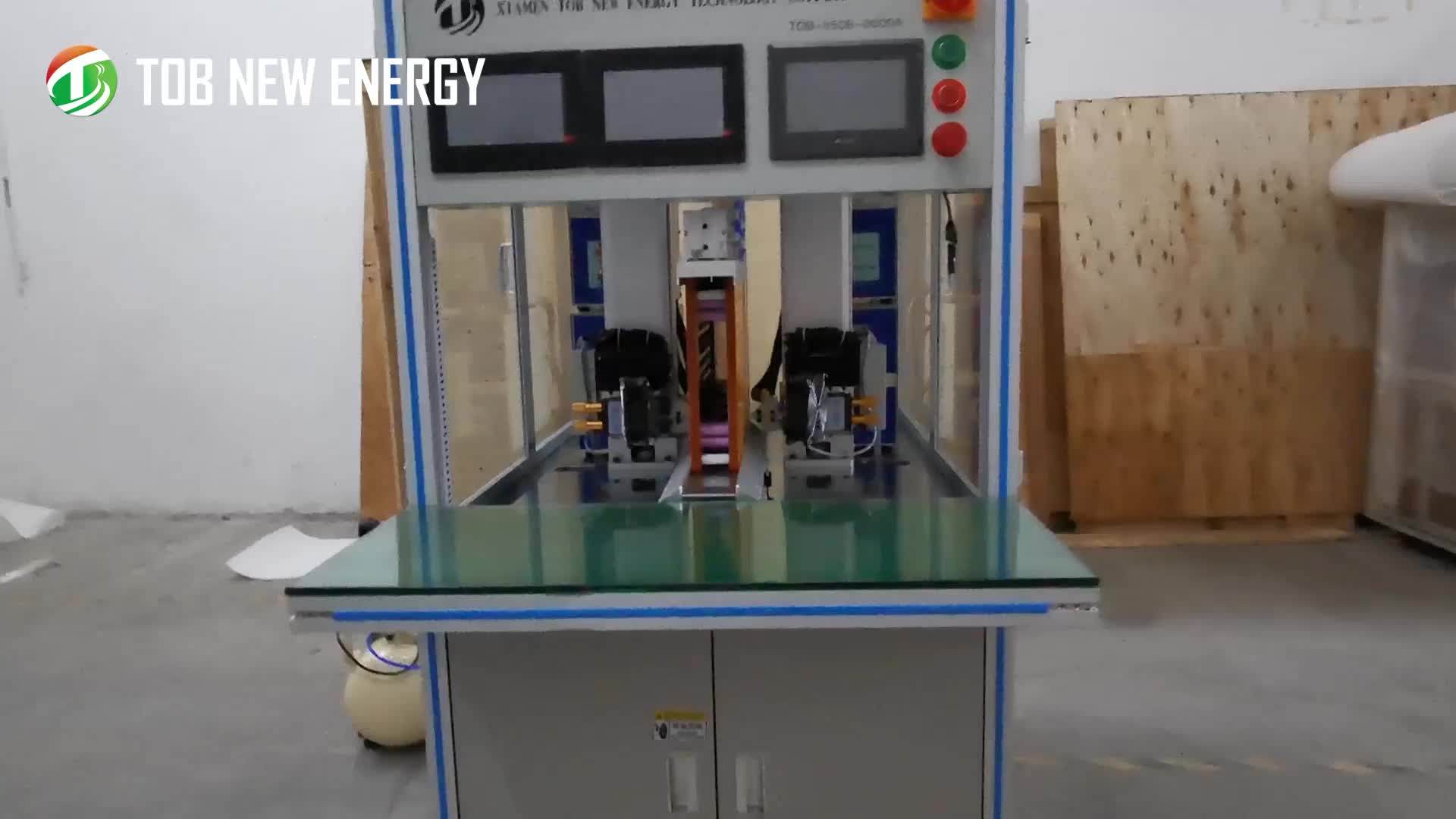 Tob Automatic Spot Welder Machine 18650 Battery Pack Doubleside