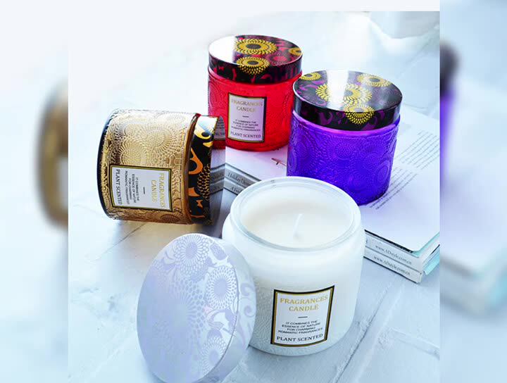 Wholesale Empty Custom 16 Oz Green Frosted With Cork In Bulk Glass Candle Jars Buy Glass